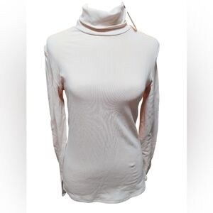 New Cream Turtleneck Long Sleeve Top